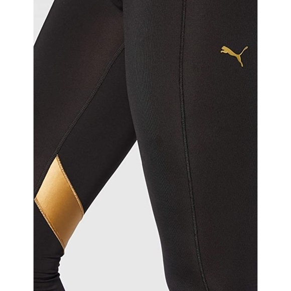 PUMA Gold Metal Splash Eclipse High Rise Leggings - Picture 3 of 11